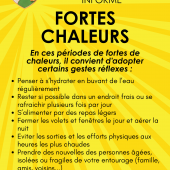 Fortes chaleurs