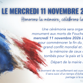 CEREMONIE DU 11 NOVEMBRE 2026